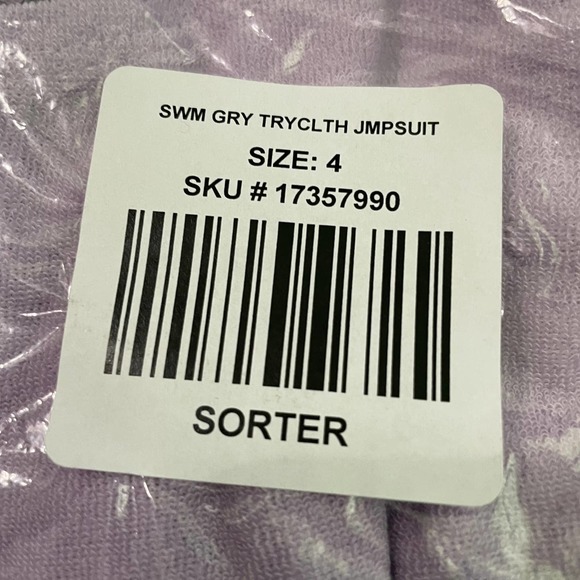 Torrid NWT Henley Jumpsuit Cover Up Terry Lilac Swimsuit Cover Up Size 4X Purple - Picture 6 of 7